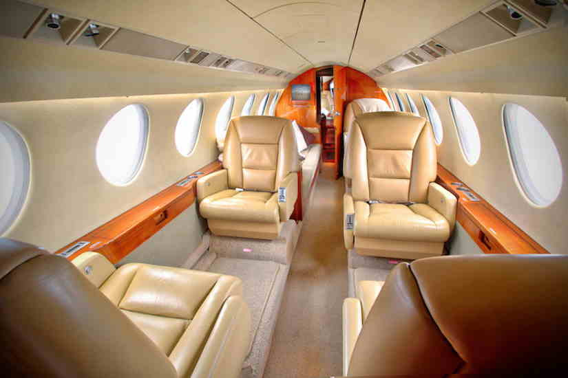 Kabina Dassault Falcon 50