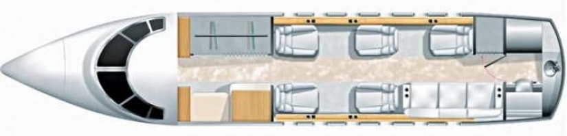 Schemat Bombardier Challenger 604