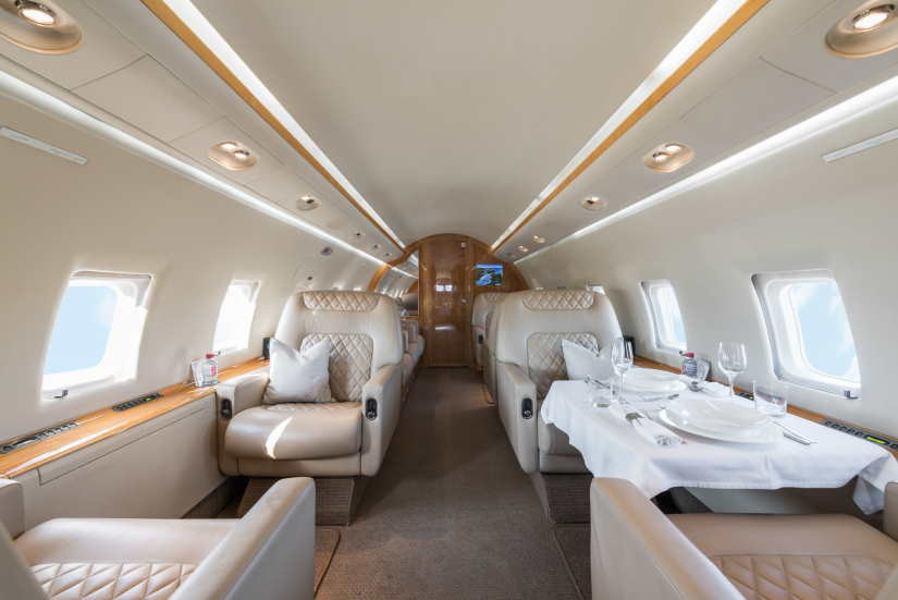 Kabina Bombardier Challenger 604