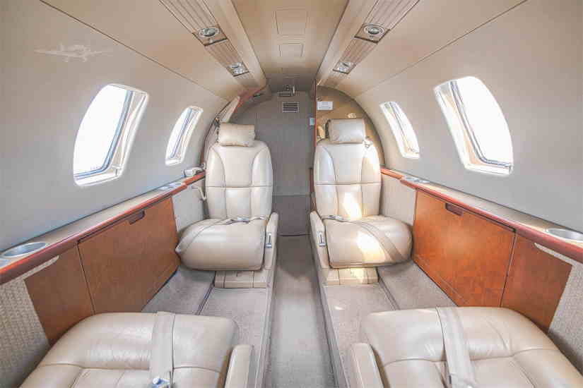 Kabina Cessna Citation Jet / CJ1